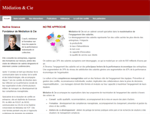 Tablet Screenshot of mediation-cie.com